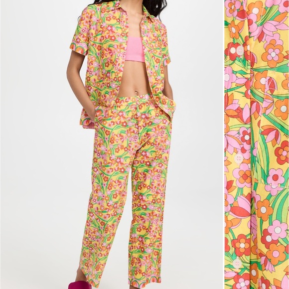 Solid & Striped The Voile Cabana Matching Set Shirt Avril Pants Size S Small - Picture 2 of 16